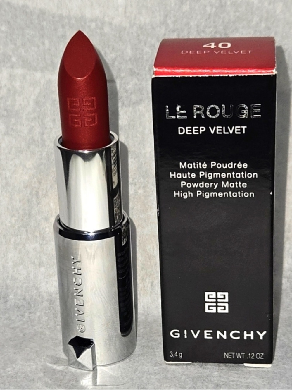 Givenchy Le Rouge Deep Velvet Lipstick - Shade 40 / 3.4g, 0.12 oz